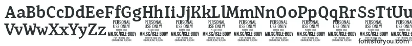 IsleBodyMe PERSONAL Font – Fonts for Microsoft Office