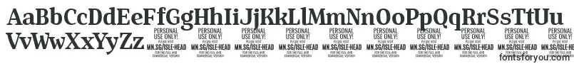 IsleHeadBo PERSONAL-fontti – Fontit Adobelle