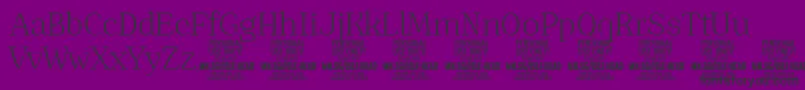 Weitere Informationen zur IsleHeadLi PERSONAL-Schriftart IsleHeadLi PERSONAL-Schriftart – Schwarze Schriften auf violettem Hintergrund