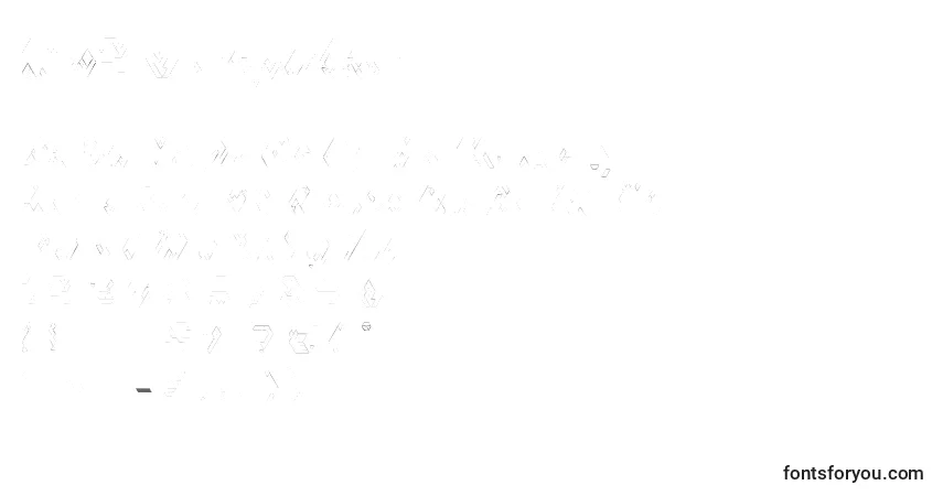 Schriftart Iso2 0 regular (130559) – Alphabet, Zahlen, spezielle Symbole