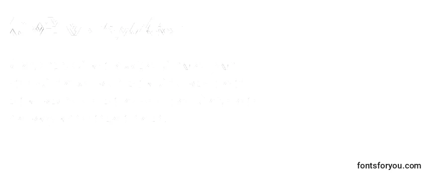 Überblick über die Schriftart Iso2 0 regular (130559)
