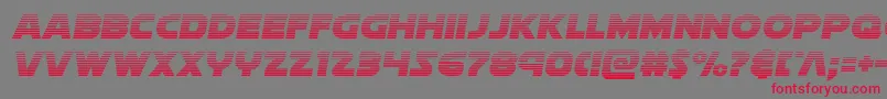 Soloistgrad Font – Red Fonts on Gray Background