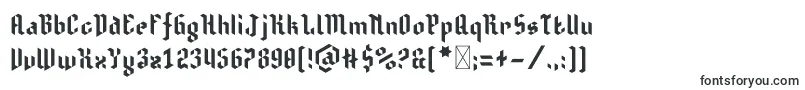 Isometretos-Schriftart – Gotische Schriften