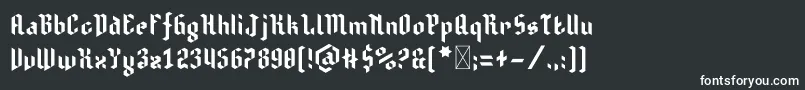 Isometretos Font – White Fonts