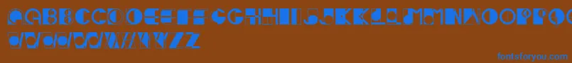 More about Ivan Font Ivan Font – Blue Fonts on Brown Background
