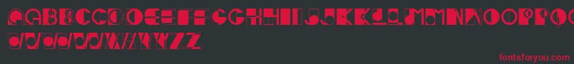 Ivan Font – Red Fonts on Black Background