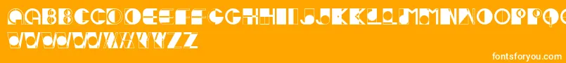Ivan Font – White Fonts on Orange Background