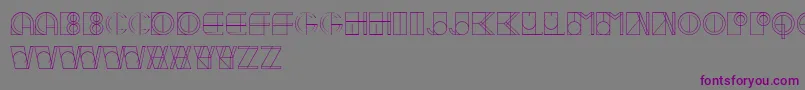 IvanLinear Font – Purple Fonts on Gray Background