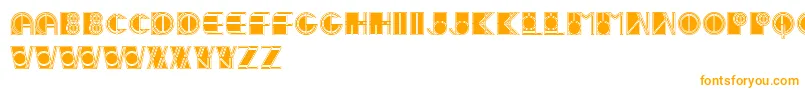 Шрифт IvanLinearFilled – оранжевые шрифты