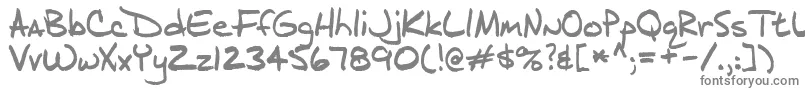 フォントj d – 白い背景に灰色の文字