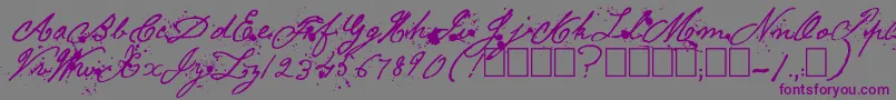 En savoir plus sur la police WarLetters Police WarLetters – polices violettes sur fond gris