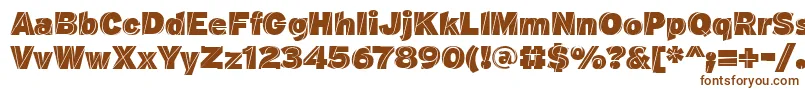 J M Nexus Black Font – Brown Fonts on White Background