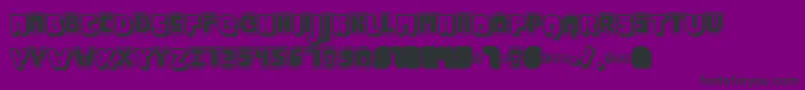 JABBJ    Font – Black Fonts on Purple Background