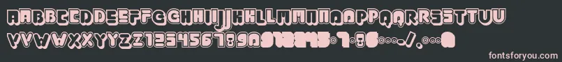 JABBJ    Font – Pink Fonts on Black Background
