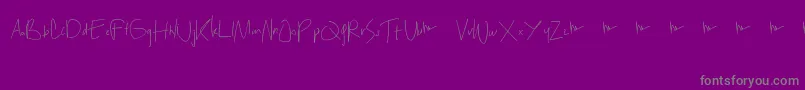Шрифт jack no fruit – серые шрифты на фиолетовом фоне