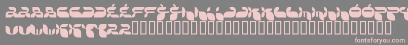JACKF    Font – Pink Fonts on Gray Background