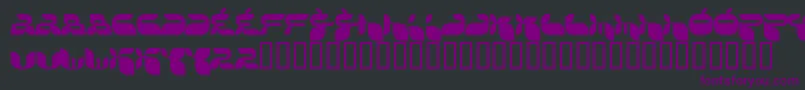 JACKF    Font – Purple Fonts on Black Background