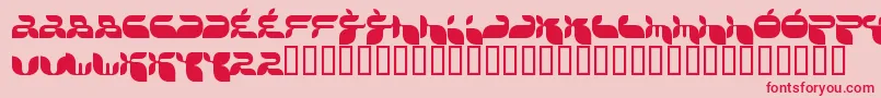 JACKF    Font – Red Fonts on Pink Background