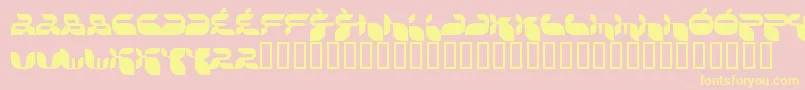 JACKF    Font – Yellow Fonts on Pink Background