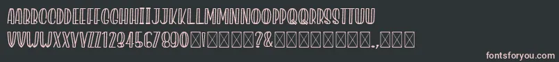 JacklynMilner Font – Pink Fonts on Black Background