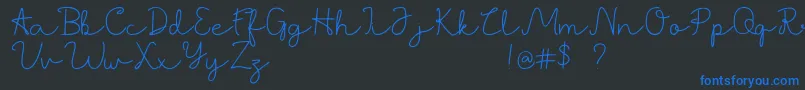 En savoir plus sur la police Jackson Font Police Jackson Font – polices bleues sur fond noir