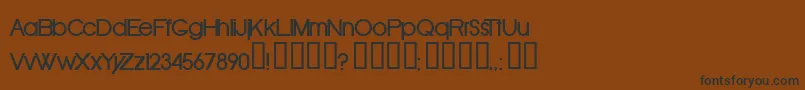 Шрифт Oldrb – чёрные шрифты на коричневом фоне
