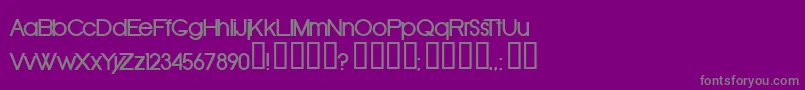Czcionka Oldrb – szare czcionki na fioletowym tle
