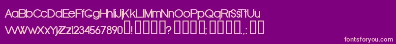 Oldrb Font – Pink Fonts on Purple Background