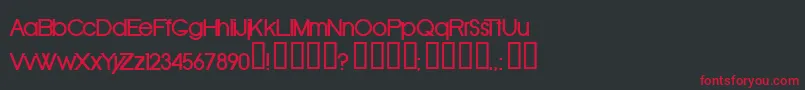 Oldrb Font – Red Fonts on Black Background