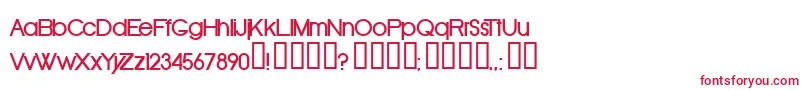 Oldrb-fontti – punaiset fontit valkoisella taustalla