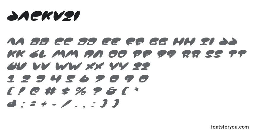 Jackv2iフォント–アルファベット、数字、特殊文字