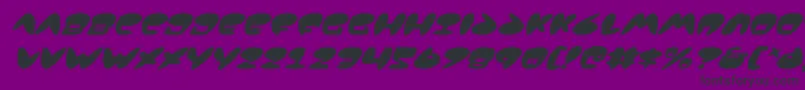 Jackv2i Font – Black Fonts on Purple Background