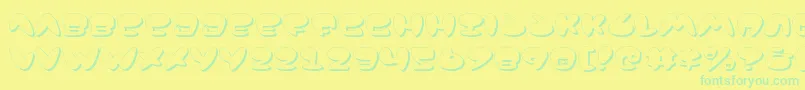 More about Jackv2s Font Jackv2s Font – Green Fonts on Yellow Background