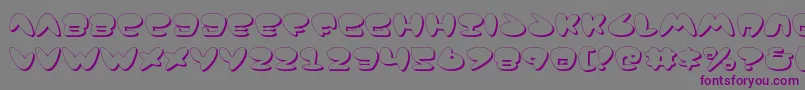 Jackv2s Font – Purple Fonts on Gray Background