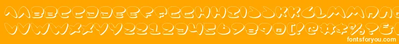 Jackv2s Font – White Fonts on Orange Background