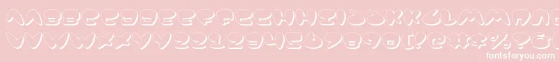 Jackv2s Font – White Fonts on Pink Background