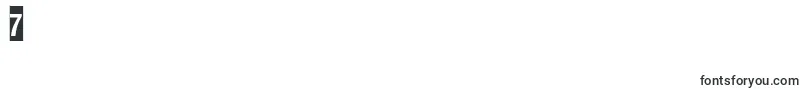 フォントJadefedgah8002 – フォント数字7