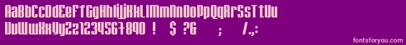 jadem    Font – Pink Fonts on Purple Background