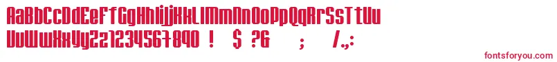 jadem    Font – Red Fonts on White Background