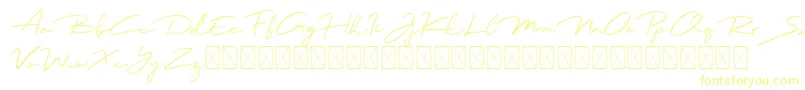 Jadyn Maria Font – Yellow Fonts