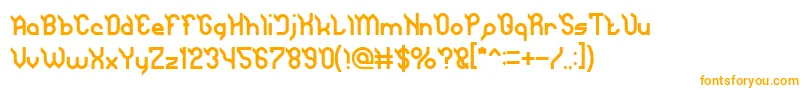 JAGUAR-fontti – oranssit fontit