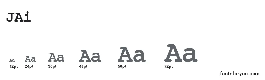 JAi      (130613) Font Sizes