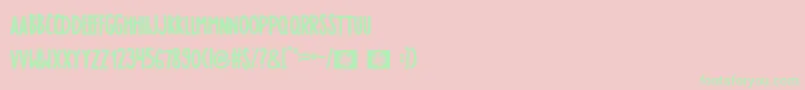 JAKARTA LEGAL AID INSTITUTE Font – Green Fonts on Pink Background