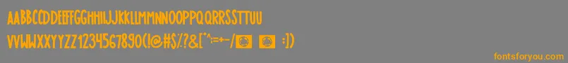 JAKARTA LEGAL AID INSTITUTE Font – Orange Fonts on Gray Background
