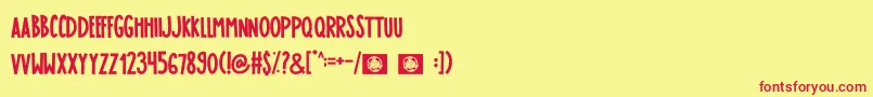 JAKARTA LEGAL AID INSTITUTE Font – Red Fonts on Yellow Background