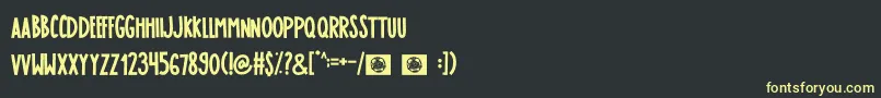 JAKARTA LEGAL AID INSTITUTE Font – Yellow Fonts on Black Background