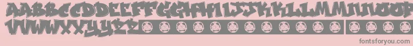 Jakarta Font – Gray Fonts on Pink Background