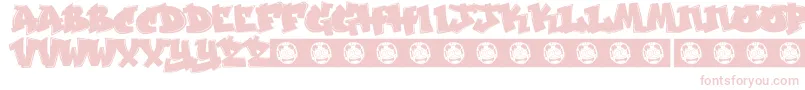 Jakarta Font – Pink Fonts on White Background