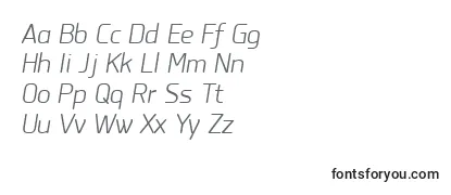 PfisotextproLightitalic Font
