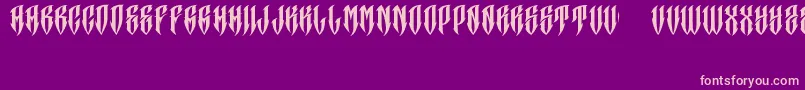 JAKEJARKOR   CRANEO Font – Pink Fonts on Purple Background